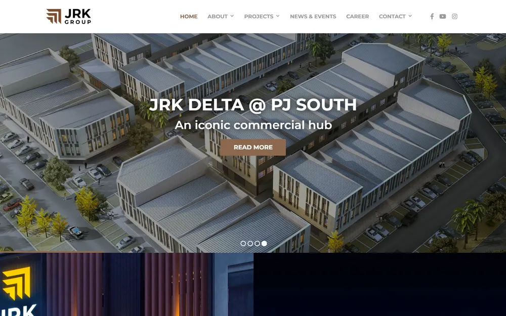 JRKGroup website homepage