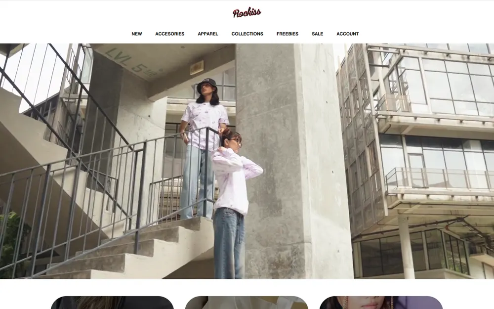 Rockiss Shopify store homepage