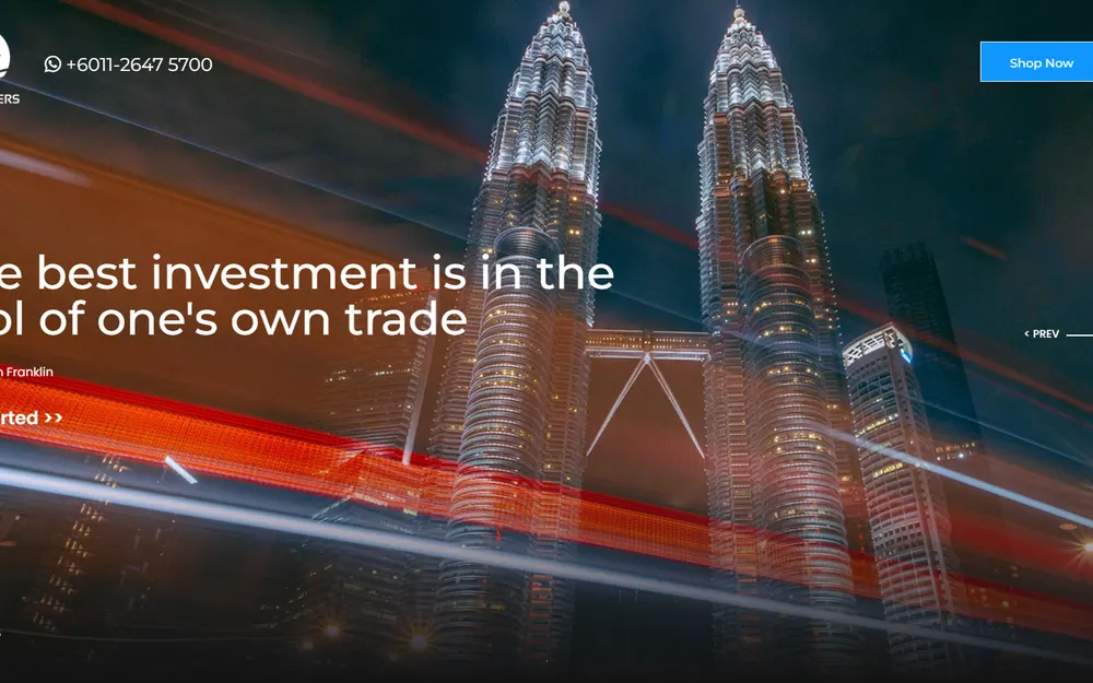 SAPTraders website homepage